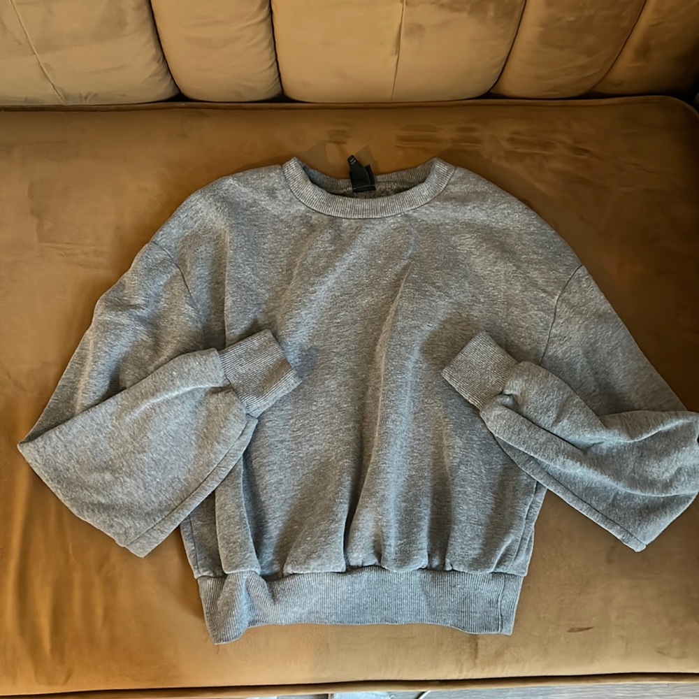 Gray Cotton Pull Over Size XS